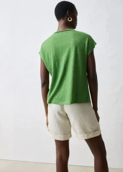 Mujer bonprix bonprix Camiseta de lino puro