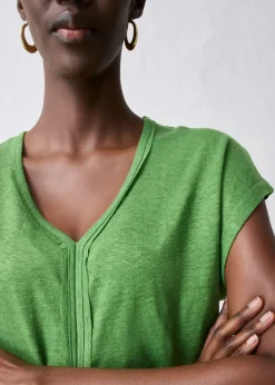 Mujer bonprix bonprix Camiseta de lino puro