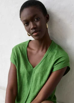 Mujer bonprix bonprix Camiseta de lino puro