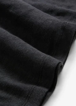 bonprix bonprix Premium|Camisetas>Camiseta de lino puro Negro