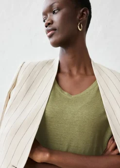 Mujer bonprix bonprix Camiseta de lino puro