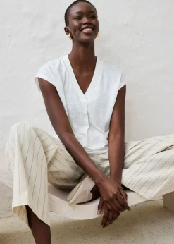 Mujer bonprix bonprix Camiseta de lino puro