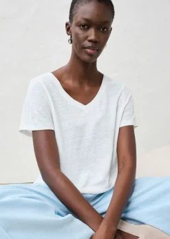 Mujer bonprix bonprix Camiseta de lino puro