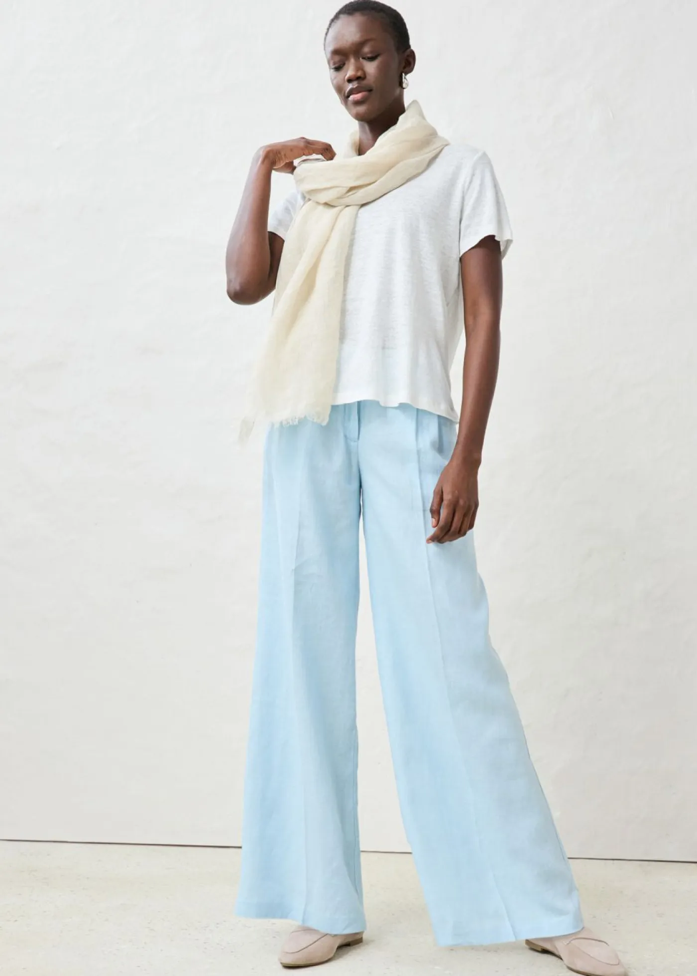 Mujer bonprix bonprix Camiseta de lino puro