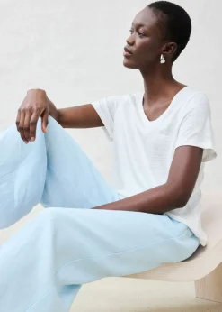 Mujer bonprix bonprix Camiseta de lino puro