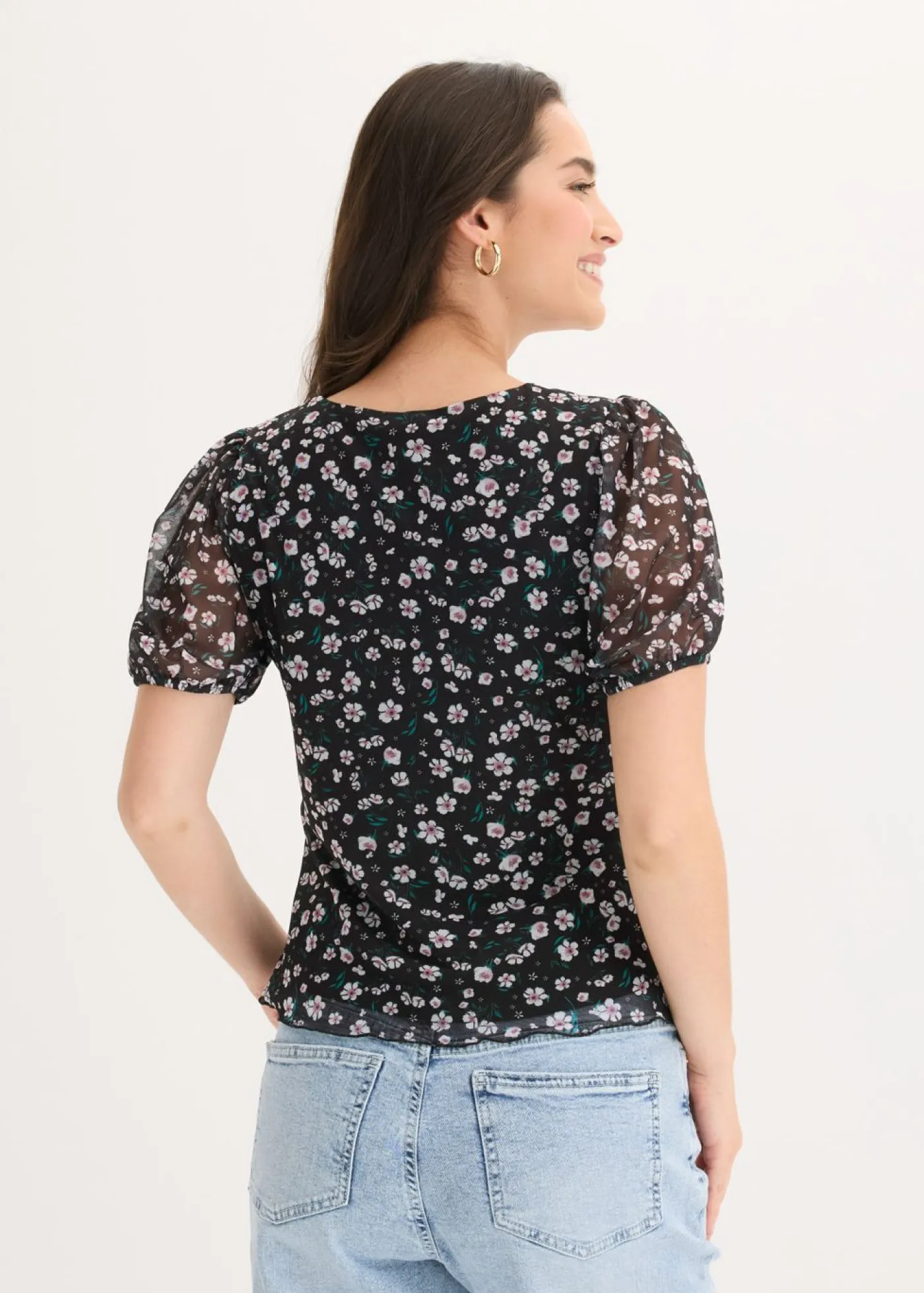 Mujer bonprix bonprix Camiseta de malla delicada