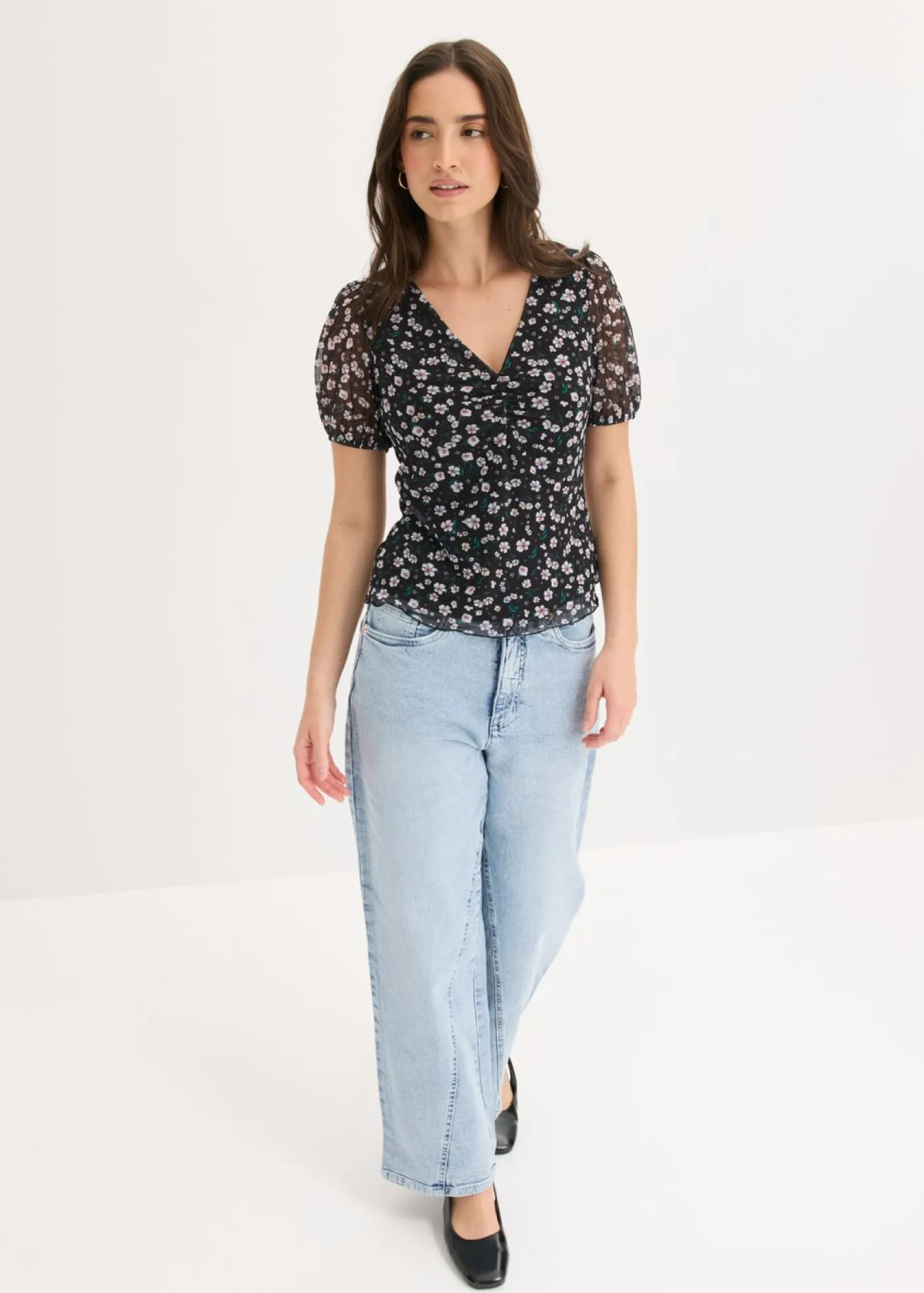 Mujer bonprix bonprix Camiseta de malla delicada