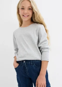 Niños bonprix bonprix Camiseta de manga larga con algodón orgánico (3 unidades)