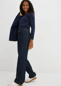 Niños bonprix bonprix Camiseta de manga larga con algodón orgánico (2 unidades)