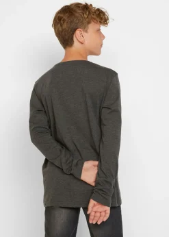 Niños bonprix bonprix Camiseta de manga larga con algodón orgánico (2 unidades)