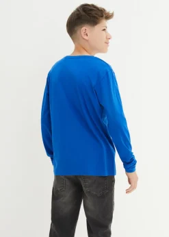 Niños bonprix bonprix Camiseta de manga larga con algodón orgánico (3 unidades)