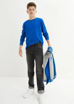 Niños bonprix bonprix Camiseta de manga larga con algodón orgánico (3 unidades)