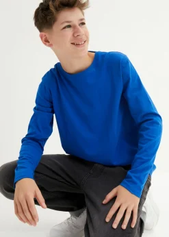 Niños bonprix bonprix Camiseta de manga larga con algodón orgánico (3 unidades)