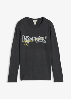 Niños bonprix bonprix Camiseta de manga larga con estampado