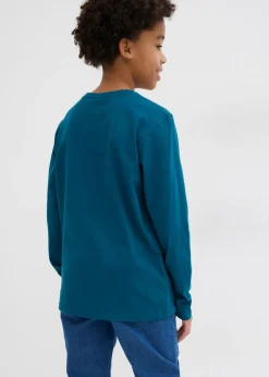 Niños bonprix bonprix Camiseta de manga larga con algodón orgánico (3 unidades)