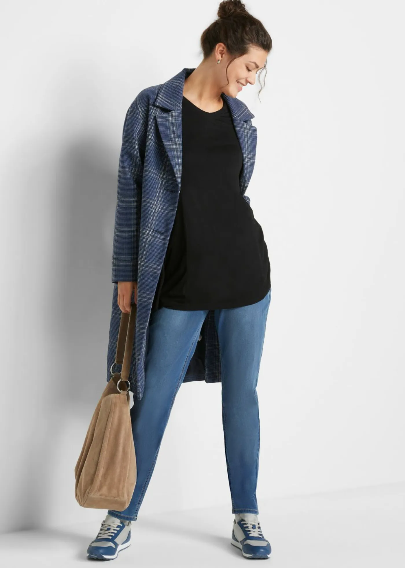 bonprix bonprix Camisetas>Camiseta de manga larga de viscosa suave Negro