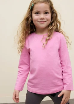 Niños bonprix bonprix Camiseta de manga larga de mezcla de algodón orgánico elástico (3 unidades)