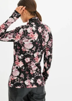 Mujer bonprix bonprix Camiseta de manga larga de suave mezcla de viscosa