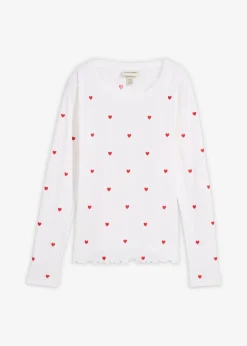 Mujer bonprix bonprix Camiseta de manga larga de algodón puro