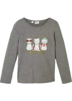 Niños bonprix bonprix Camiseta de manga larga de mezcla de viscosa