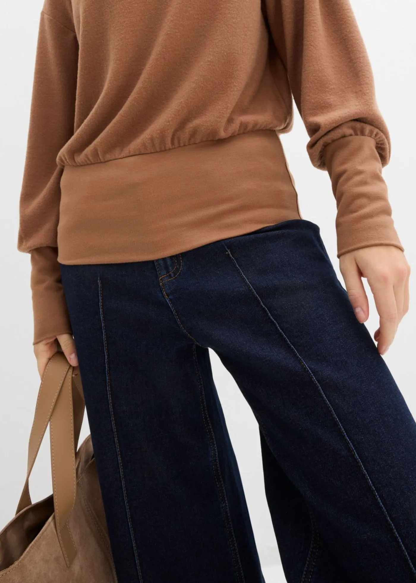 Mujer bonprix bonprix Camiseta de manga larga de suave mezcla de viscosa