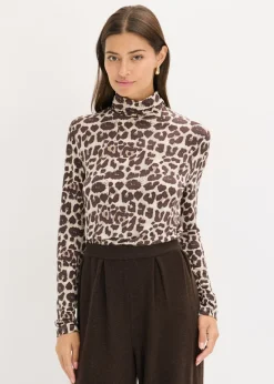 Mujer bonprix bonprix Camiseta de manga larga de suave mezcla de viscosa