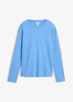 Mujer bonprix bonprix Camiseta de manga larga de algodón orgánico puro