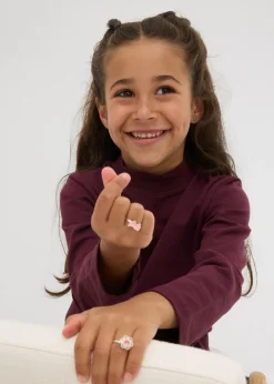 Niños bonprix bonprix Camiseta de manga larga de mezcla de algodón orgánico elástico (2 unidades)