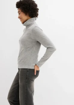 Mujer bonprix bonprix Camiseta de manga larga de felpa