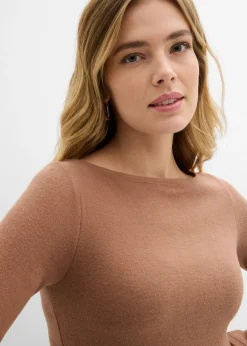 Mujer bonprix bonprix Camiseta de manga larga de suave mezcla de viscosa