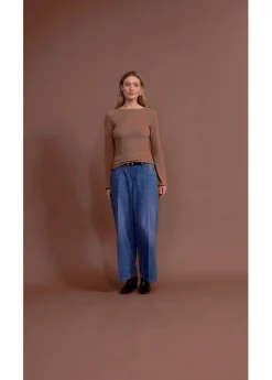 Mujer bonprix bonprix Camiseta de manga larga de suave mezcla de viscosa