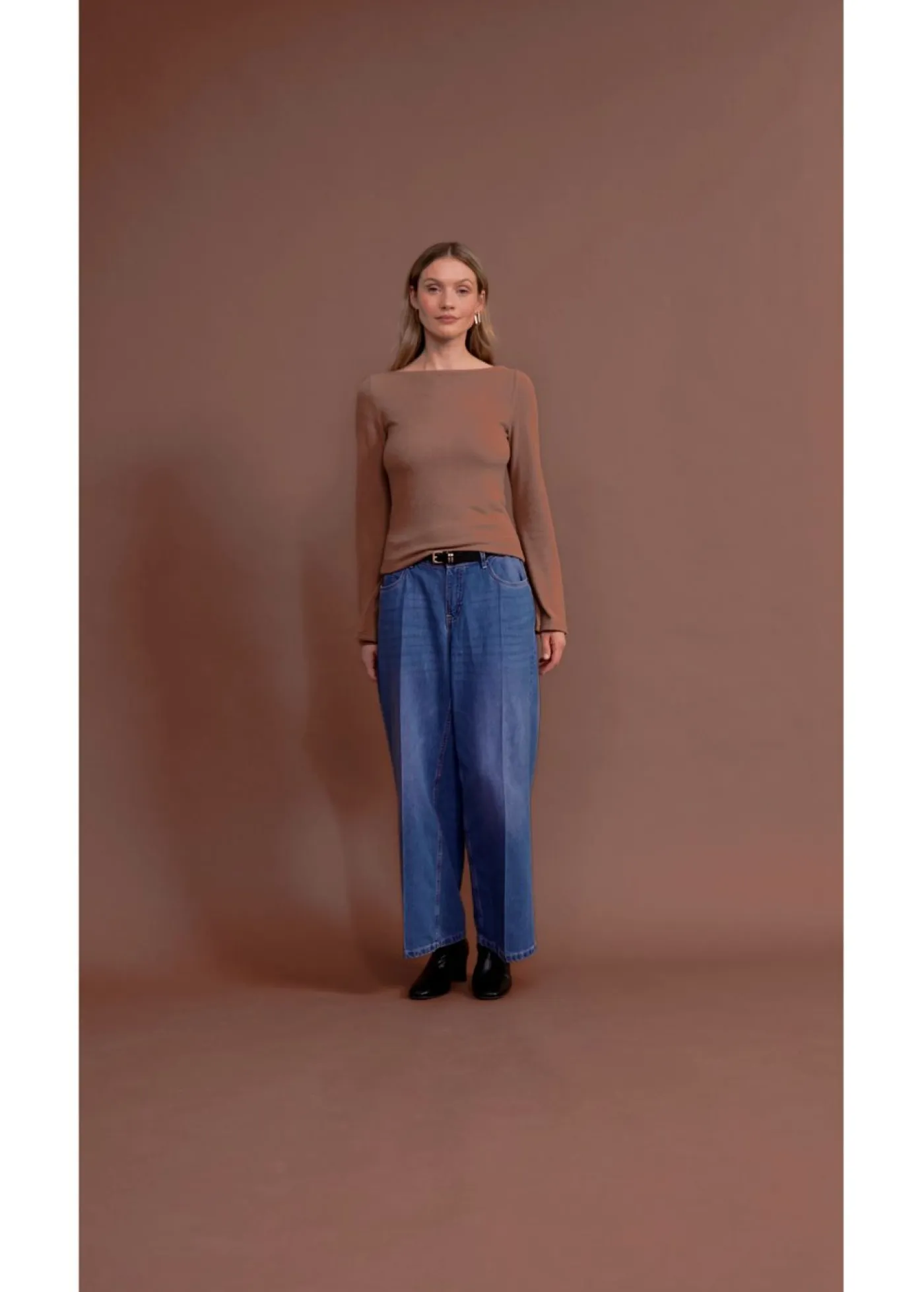 Mujer bonprix bonprix Camiseta de manga larga de suave mezcla de viscosa