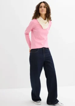 Mujer bonprix bonprix Camiseta de manga larga de algodón orgánico puro