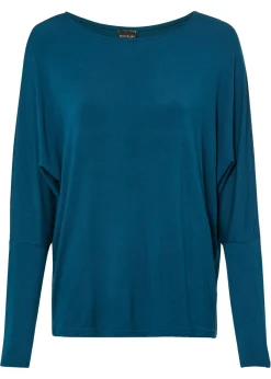 Mujer bonprix bonprix Camiseta de manga larga de suave mezcla de viscosa