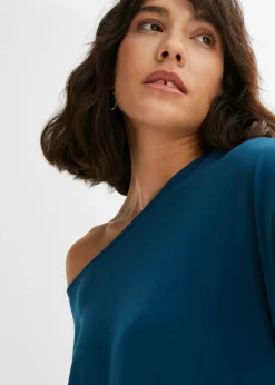 Mujer bonprix bonprix Camiseta de manga larga de suave mezcla de viscosa