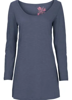 Mujer bonprix bonprix Camiseta de manga larga de algodón puro