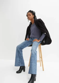 Mujer bonprix bonprix Camiseta de manga larga de algodón puro