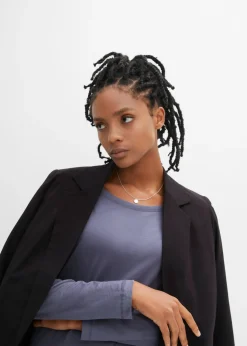 Mujer bonprix bonprix Camiseta de manga larga de algodón puro