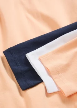 Niños bonprix bonprix Camiseta de manga larga de algodón orgánico puro (3 unidades)