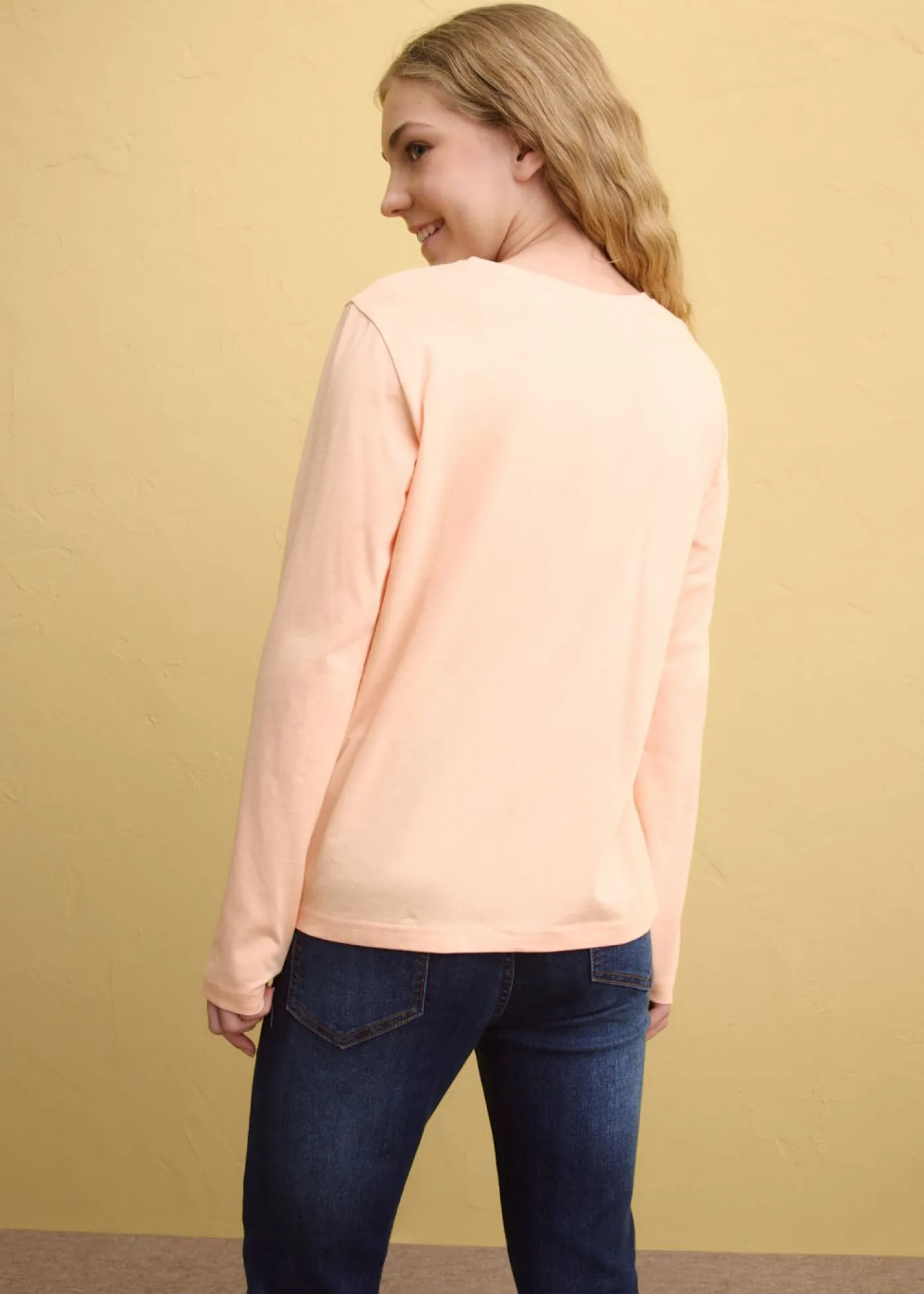 Niños bonprix bonprix Camiseta de manga larga de algodón orgánico puro (3 unidades)