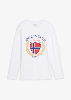 Hombre bonprix bonprix Camiseta de manga larga de algodón puro