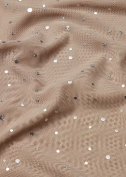 Mujer bonprix bonprix Camiseta de manga larga de malla brillante