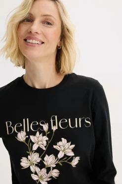 Mujer bonprix bonprix Camiseta de manga larga de algodón orgánico