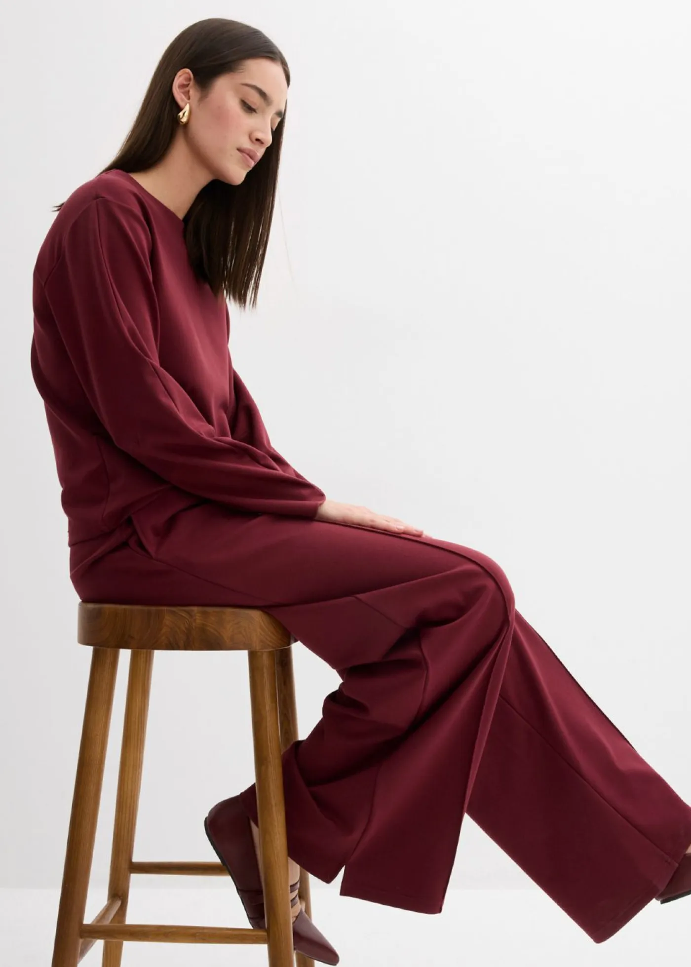 Mujer bonprix bonprix Camiseta de manga larga de Punto di Roma