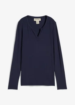 Mujer bonprix bonprix Camiseta de manga larga de suave mezcla de viscosa