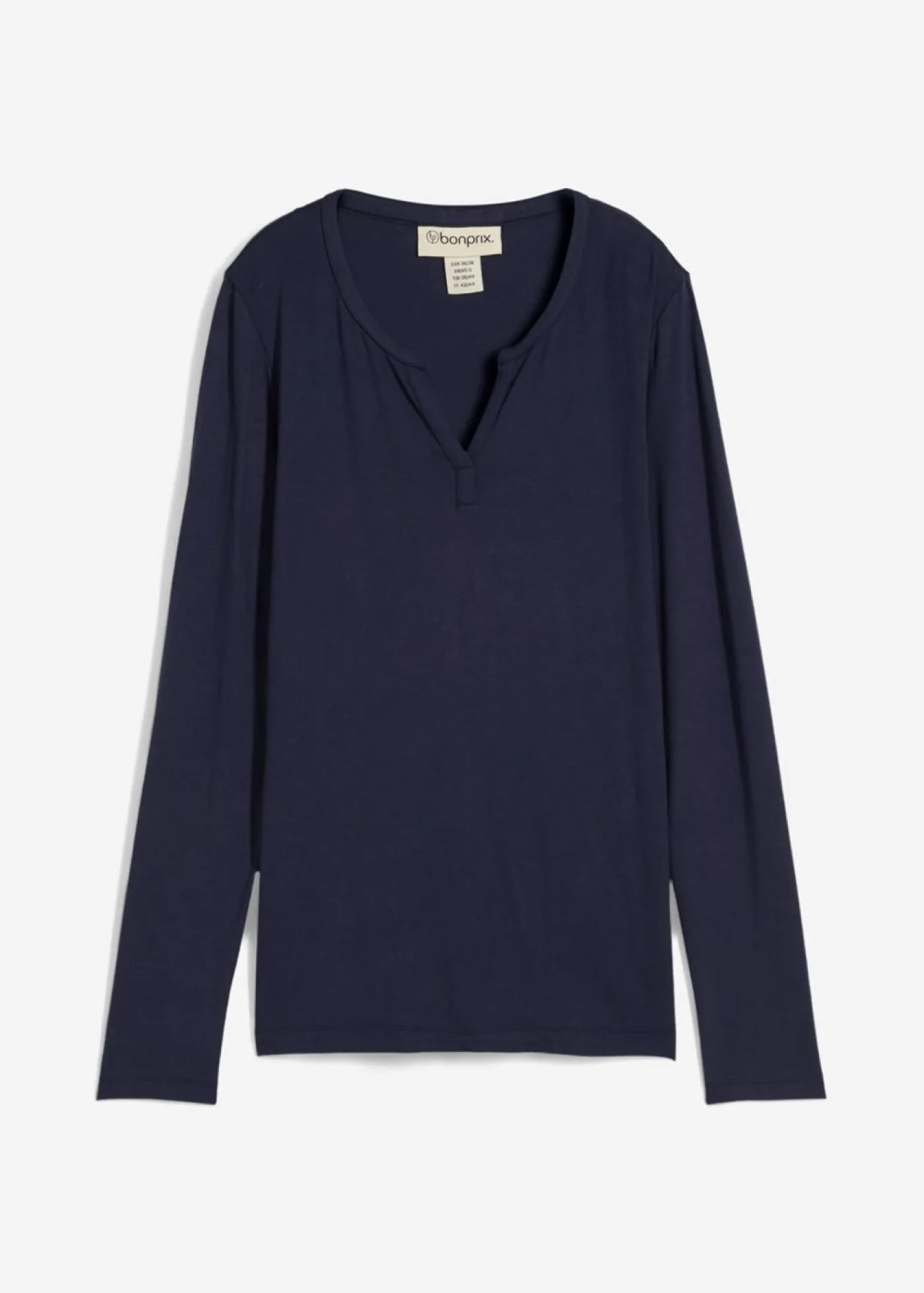Mujer bonprix bonprix Camiseta de manga larga de suave mezcla de viscosa