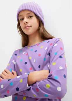 Niños bonprix bonprix Camiseta de manga larga de algodón orgánico (3 unidades)