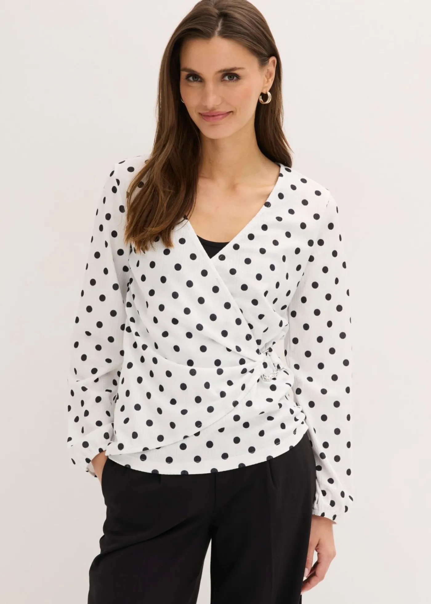 Mujer bonprix bonprix Camiseta de manga larga de punto estructurado