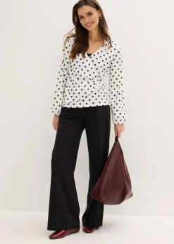 Mujer bonprix bonprix Camiseta de manga larga de punto estructurado