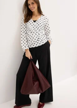 Mujer bonprix bonprix Camiseta de manga larga de punto estructurado